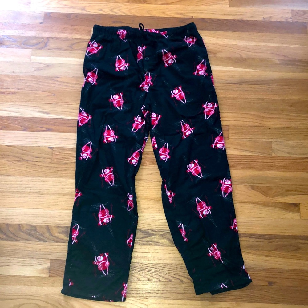 NWOT Christmas PJ’s Skiing Santa “Faded Glory” - Medium